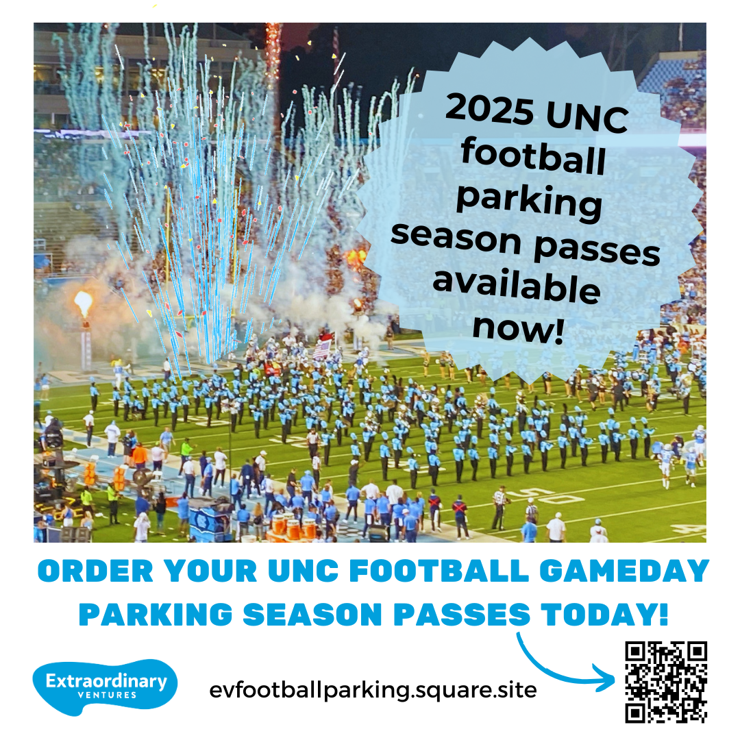 UNC football parking passes